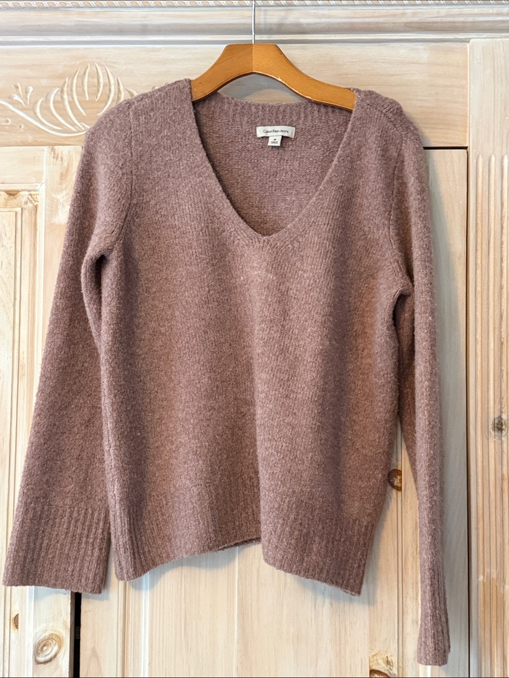 Calvin Klein rosewood soft and cozy sweater